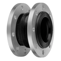 Антивибрационный компенсатор серии TLV-TAFLINE, DN040 PN10, PTFE, фланцевый