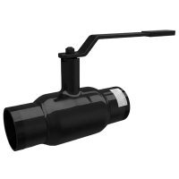 Кран шаровой стандартнопроходной под приварку, серии TL31-W, TAFLINE, DN125 PN25, стальной, с рукояткой