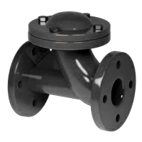 Клапан обратный шаровой фланцевый серии TL54, TAFLINE, DN100 PN16