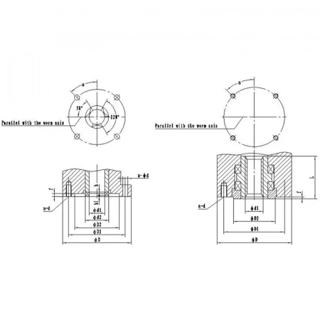 Электропривод-TLZ-TAFLINE, DN2500, многооборотный