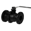 Кран шаровой полнопроходной фланцевый, серии TL33-PTFE, Tafline (Тафлайн), DN50 PN16, чугунный с рукояткой