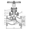 Проходной вентиль фланцевый, серии TL12, TAFLINE, DN40 PN25